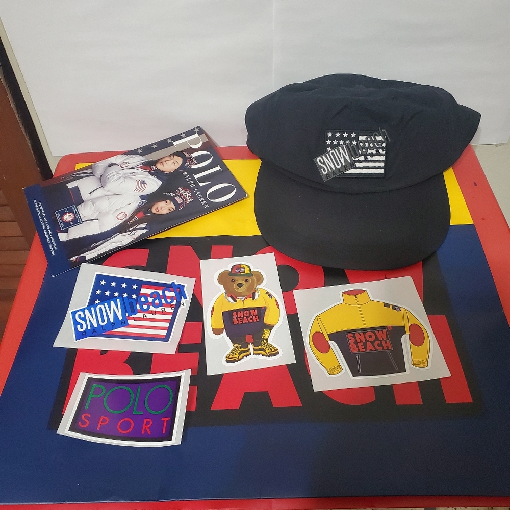 SOLD. Polo Ralph Lauren Snow Beach Cold Wave Hat - Picture 9 of 9